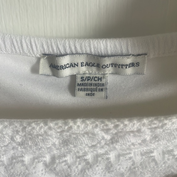 American Eagle Flutter Sleeve Lace Romper Small - Picture 9 of 11